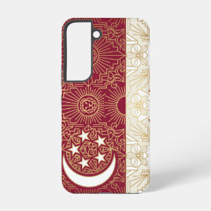 Funda Para Samsung Galaxy S22 Bandera del Patrimonio Art Déco Singapur Diseñ
