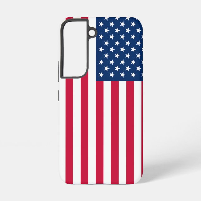 Funda Para Samsung Galaxy Bandera estadounidense Patriótica (Reverso )