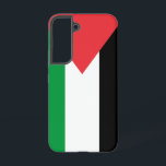 Funda Para Samsung Galaxy S22 Bandera Funda de Palestina Samsung Galaxy S22<br><div class="desc">Proteja su Samsung Galaxy S22 con este funda personalizado con la bandera de Palestina! Diseñado tanto para el estilo como para la durabilidad, este funda muestra orgullosamente los llamativos colores de la bandera palestina —rojo, verde, blanco y negro. El diseño audaz y poderoso no sólo protege tu teléfono de los...</div>