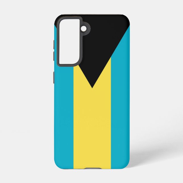 Funda Para Samsung Galaxy Bandera Funda Samsung Galaxy S21 de Bahamas (Reverso )