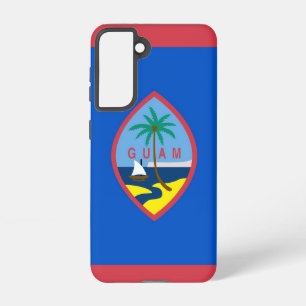 Funda Para Samsung Galaxy S21 Bandera Funda Samsung Galaxy S21 de Guam, EE.UU.