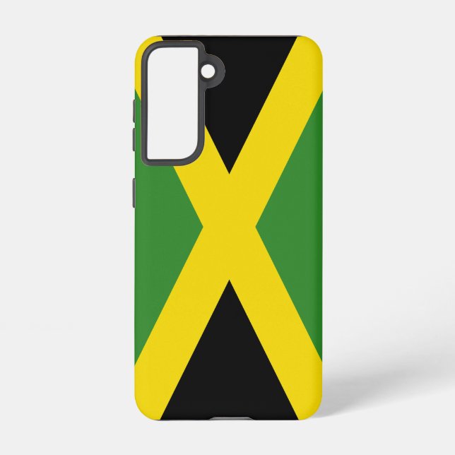 Funda Para Samsung Galaxy Bandera Funda Samsung Galaxy S21 de Jamaica (Reverso )