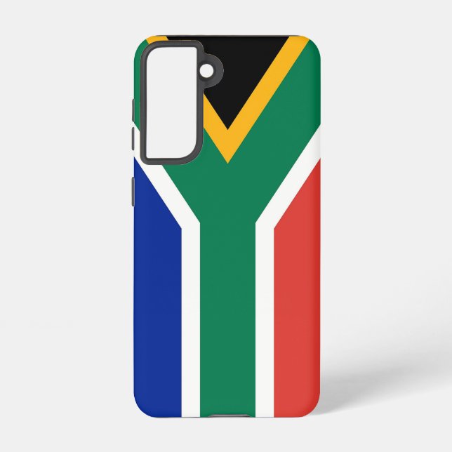 Funda Para Samsung Galaxy Bandera Funda Samsung Galaxy S21 de Sudáfrica (Reverso )