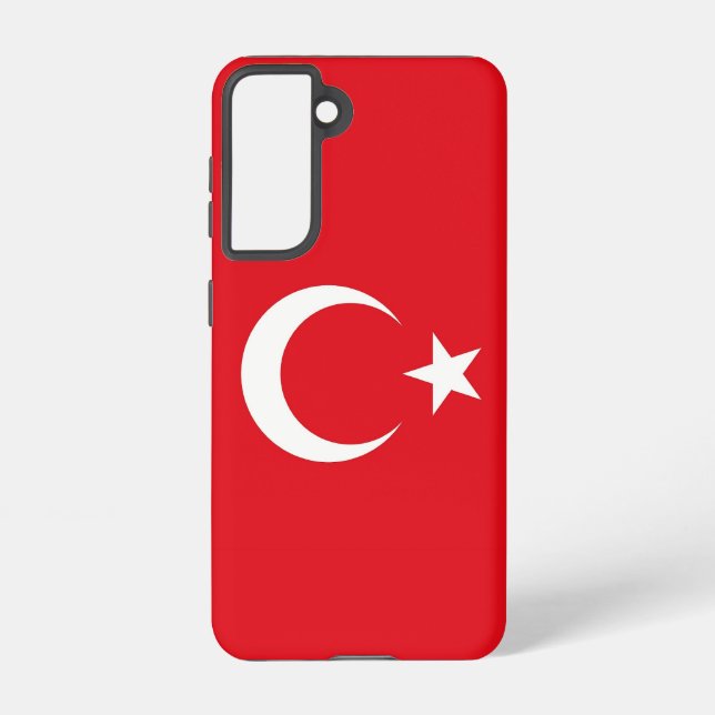 Funda Para Samsung Galaxy Bandera Funda Samsung Galaxy S21 de Turquía (Reverso )