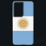 Funda Para Samsung Galaxy S21  Bandera Funda Samsung Galaxy S21 Plus de Argentina<br><div class="desc">Transforme su Samsung Galaxy S21 Plus en un símbolo de orgullo argentino con nuestra exclusiva portada con la bandera de Argentina! Esta portada, elaborada con meticulosa atención a los detalles, muestra con orgullo el icónico diseño de la bandera argentina. La bandera tiene tres rayas horizontales de azul claro y blanco,...</div>