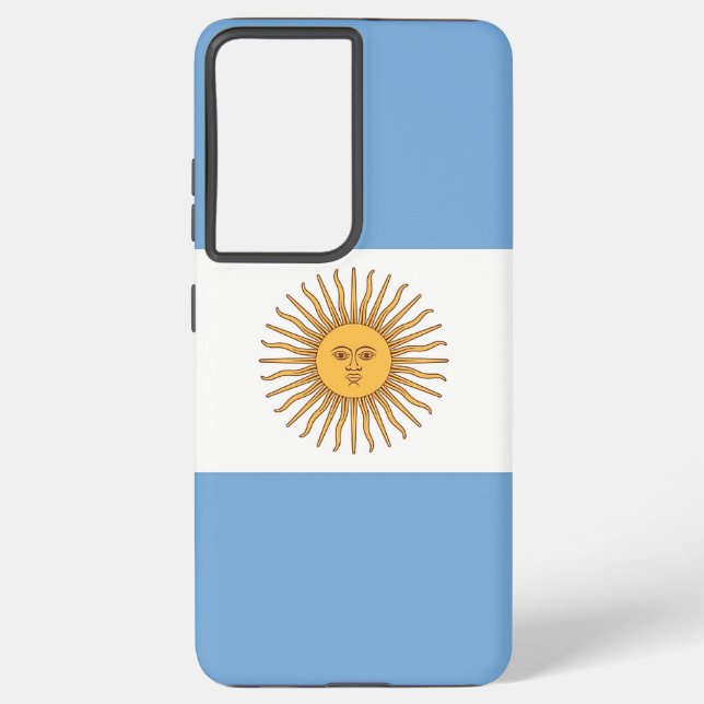 Funda Para Samsung Galaxy Bandera Funda Samsung Galaxy S21 Plus de Argentina (Reverso )