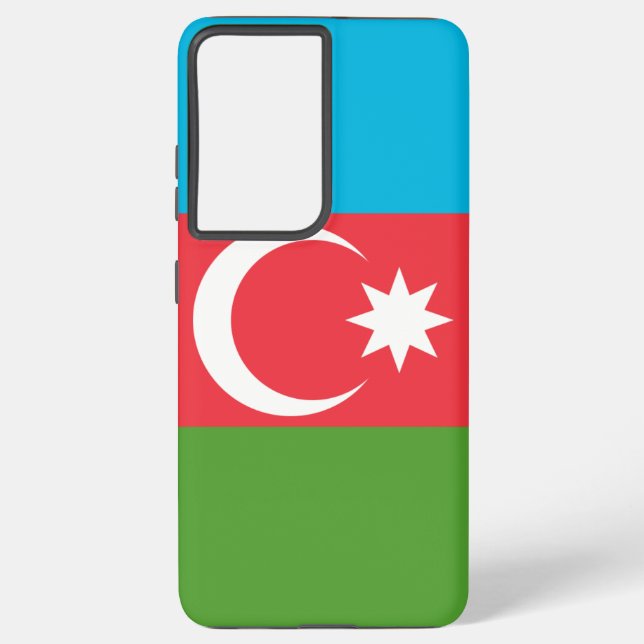Funda Para Samsung Galaxy Bandera Funda Samsung Galaxy S21 Plus de Azerbaiyá (Reverso )