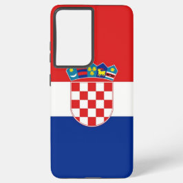 Funda Para Samsung Galaxy S21+ Bandera Funda Samsung Galaxy S21 Plus de Croacia