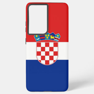 Funda Para Samsung Galaxy S21+ Bandera Funda Samsung Galaxy S21 Plus de Croacia