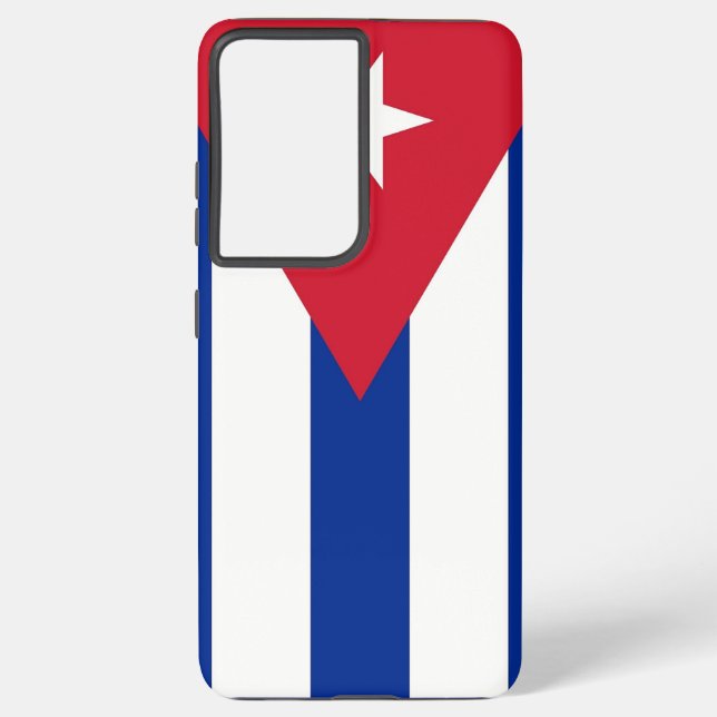 Funda Para Samsung Galaxy Bandera Funda Samsung Galaxy S21 Plus de Cuba (Reverso )