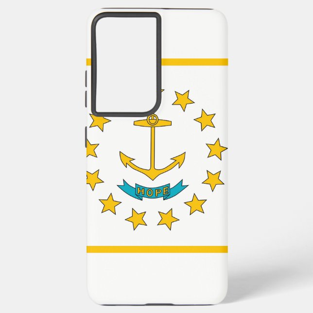 Funda Para Samsung Galaxy Bandera Funda Samsung Galaxy S21 Plus de Rhode Isl (Reverso )