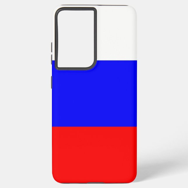 Funda Para Samsung Galaxy Bandera Funda Samsung Galaxy S21 Plus de Rusia (Reverso )