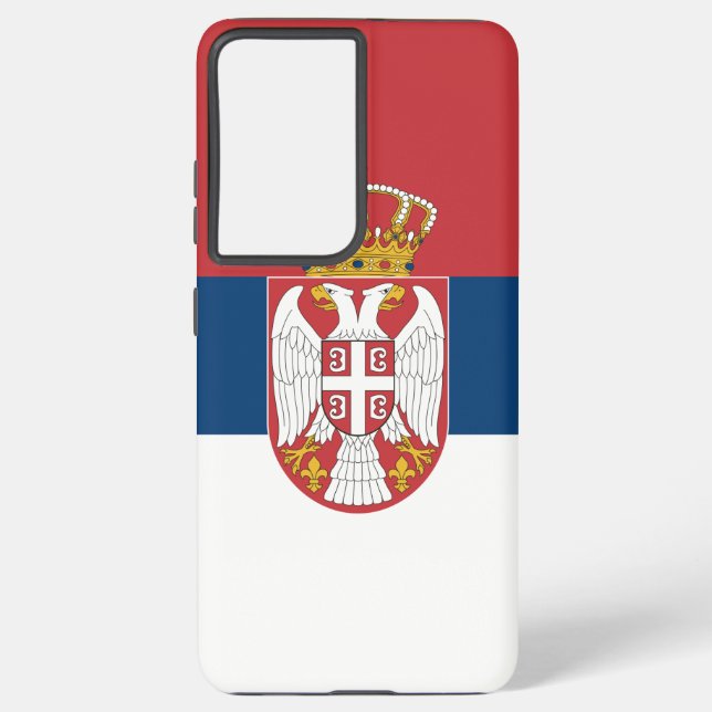 Funda Para Samsung Galaxy Bandera Funda Samsung Galaxy S21 Plus de Serbia (Reverso )