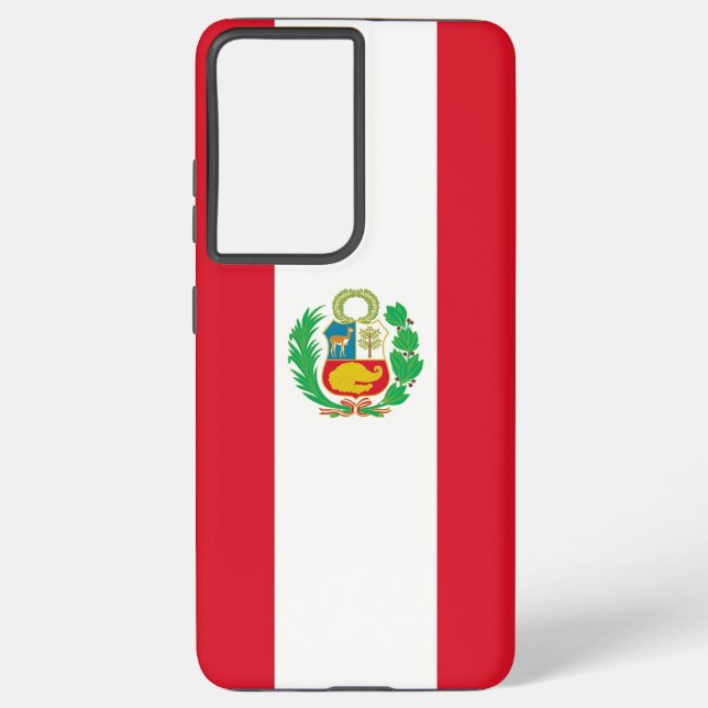 Funda Para Samsung Galaxy Bandera Funda Samsung Galaxy S21 Plus del Perú (Reverso )