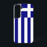 Funda Para Samsung Galaxy S22 Bandera Funda Samsung Galaxy S22 de Grecia<br><div class="desc">¡Transforme su Samsung Galaxy S22 en una celebración del legado griego con nuestra exclusiva portada con la bandera de Grecia! Esta portada, elaborada con meticulosa atención a los detalles, muestra con orgullo el icónico diseño de la bandera griega. La bandera tiene nueve rayas horizontales de azul y blanco, con una...</div>