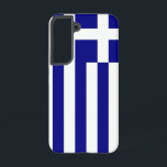 Funda Para Samsung Galaxy S22 Bandera Funda Samsung Galaxy S22 de Grecia<br><div class="desc">¡Transforme su Samsung Galaxy S22 en una celebración del legado griego con nuestra exclusiva portada con la bandera de Grecia! Esta portada, elaborada con meticulosa atención a los detalles, muestra con orgullo el icónico diseño de la bandera griega. La bandera tiene nueve rayas horizontales de azul y blanco, con una...</div>
