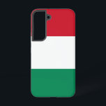 Funda Para Samsung Galaxy S22 Bandera Funda Samsung Galaxy S22 de Hungría<br><div class="desc">Añade un toque de orgullo húngaro a tu Samsung Galaxy S22 con nuestra exclusiva portada con la bandera de Hungría! Esta portada, elaborada con meticulosa atención a los detalles, celebra el patrimonio y la riqueza cultural húngaros. El diseño exhibe con orgullo el icónico patrón tricolor de rayas horizontales rojas, blancas...</div>
