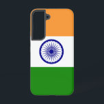 Funda Para Samsung Galaxy S22 Bandera Funda Samsung Galaxy S22 de la India<br><div class="desc">Añada un toque de orgullo indio a su Samsung Galaxy S22 con nuestra exclusiva portada con la bandera de la India. Esta portada, elaborada con meticulosa atención a los detalles, celebra el patrimonio y la riqueza cultural de la India. El diseño exhibe orgullosamente el icónico patrón tricolor del azafrán, blanco...</div>