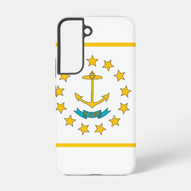 Funda Para Samsung Galaxy Bandera Funda Samsung Galaxy S22 de Rhode Island (Reverso )