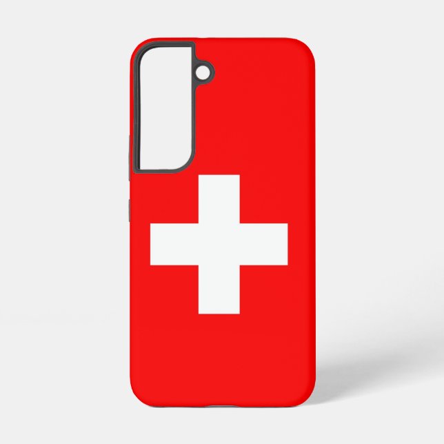 Funda Para Samsung Galaxy Bandera Funda Samsung Galaxy S22 de Suiza (Reverso )