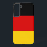 Funda Para Samsung Galaxy S22  Bandera Funda Samsung Galaxy S22 Plus de Alemania<br><div class="desc">Transforme su Samsung Galaxy S22 Plus en un símbolo de orgullo alemán con nuestra exclusiva portada con la bandera de Alemania! Esta portada, elaborada con meticulosa atención a los detalles, muestra con orgullo el icónico diseño de la bandera alemana. La bandera muestra tres franjas horizontales de negro, rojo y oro...</div>