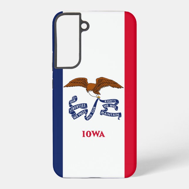 Funda Para Samsung Galaxy Bandera Funda Samsung Galaxy S22 Plus de Iowa (Reverso )