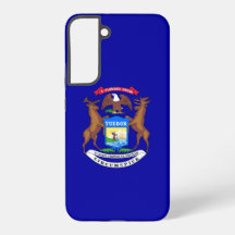 Bandera Funda Samsung Galaxy S22 Plus de Michigan