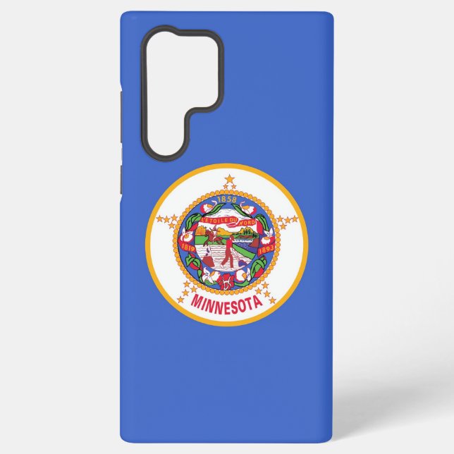 Funda Para Samsung Galaxy Bandera Minnesota Samsung Galaxy S22 Ultra Funda (Reverso )