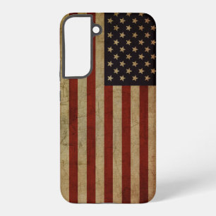 Funda Para Samsung Galaxy S22+ Bandera norteamericana vintage