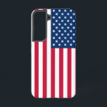 Funda Para Samsung Galaxy S22 Bandera Patriótica Americana<br><div class="desc">Bandera de Estados Unidos Samsung Galaxy Fundas o estuches para iPhone - Estados Unidos de América - Bandera - Patriótico - Día de la Independencia - 4 de julio - Personalizable - Elegir / Añadir su texto único / color / imagen - Hacer su regalo especial - Redimensionar y mover...</div>