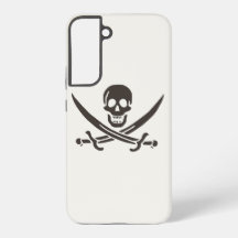 Bandera pirata de Calico Jack con espadas y cráneo