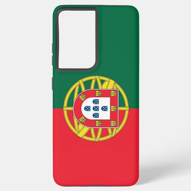 Funda Para Samsung Galaxy Bandera portuguesa Samsung Galaxy S21 Ultra Funda (Reverso )