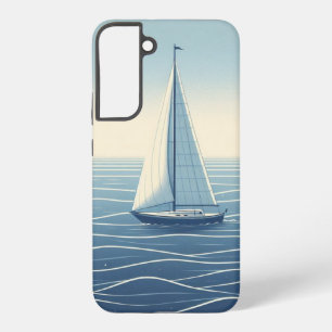 Funda Para Samsung Galaxy S22+ Barco de vela en alta mar