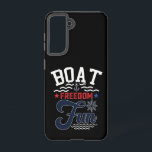 Funda Para Samsung Galaxy S21 Barco Libertad Diversión 4 De Julio Barquero<br><div class="desc">Barco Libertad Diversión 4 De Julio Barquero</div>
