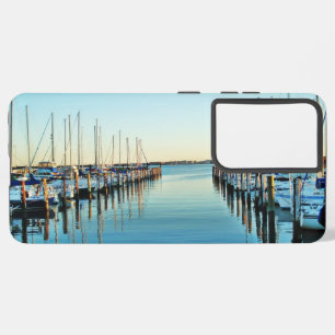 Funda Para Samsung Galaxy S21 Ultra Barcos en el puerto deportivo por Shirley Taylor