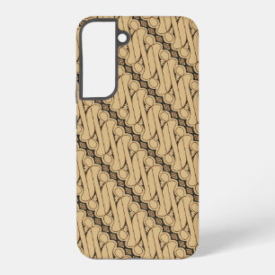 Funda Para Samsung Galaxy S22+ Batik Parang, patrón indonesio, javanés, etnia
