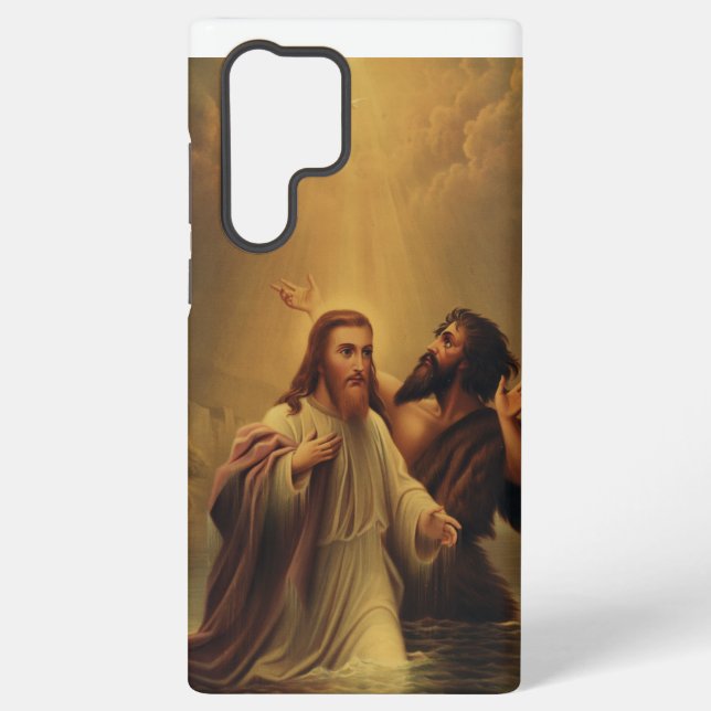 Funda Para Samsung Galaxy Bautismo de Jesucristo (Reverso )