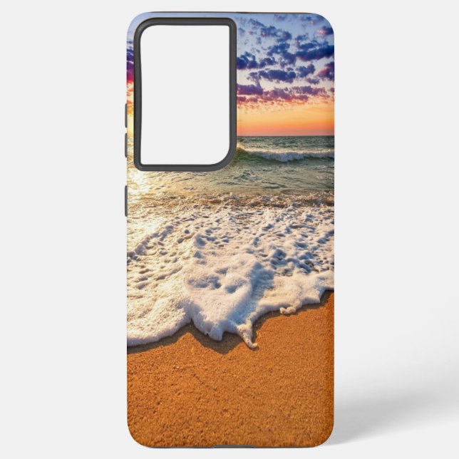 Funda Para Samsung Galaxy Beach Sunset (Reverso )
