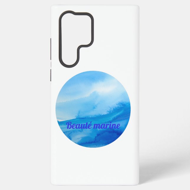 Funda Para Samsung Galaxy Beauté marine vague (Reverso )