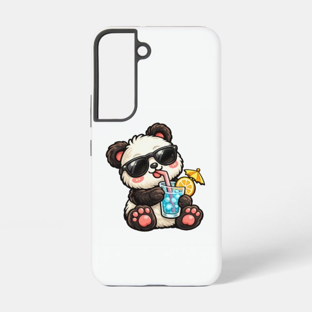Funda Para Samsung Galaxy Bebida Cool Panda (Reverso )