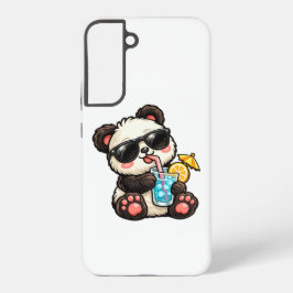 Funda Para Samsung Galaxy S22+ Bebida Cool Panda