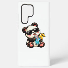 Funda Para Samsung Galaxy S22 Ultra Bebida Cool Panda
