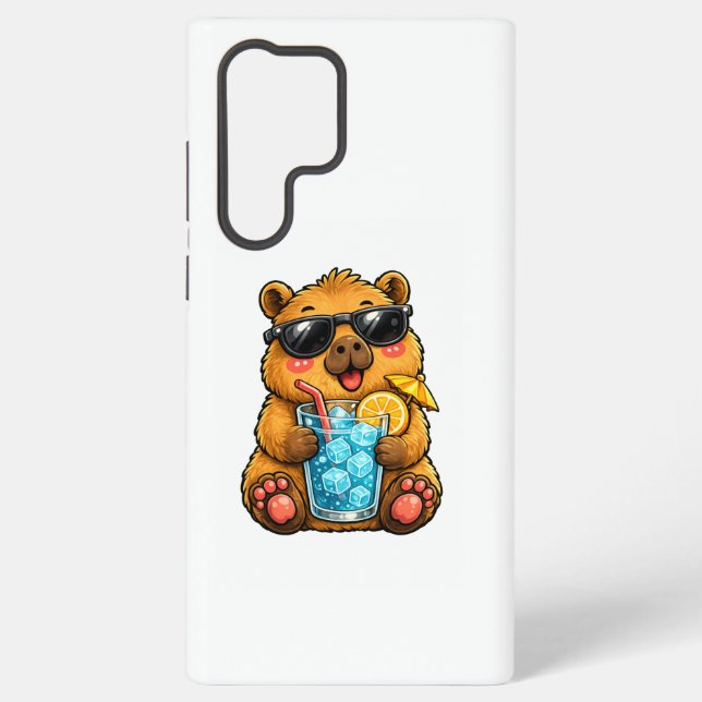 Funda Para Samsung Galaxy Bebida de capibara genial (Reverso )