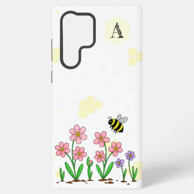 Funda Para Samsung Galaxy Bee Happy Garden (Reverso )