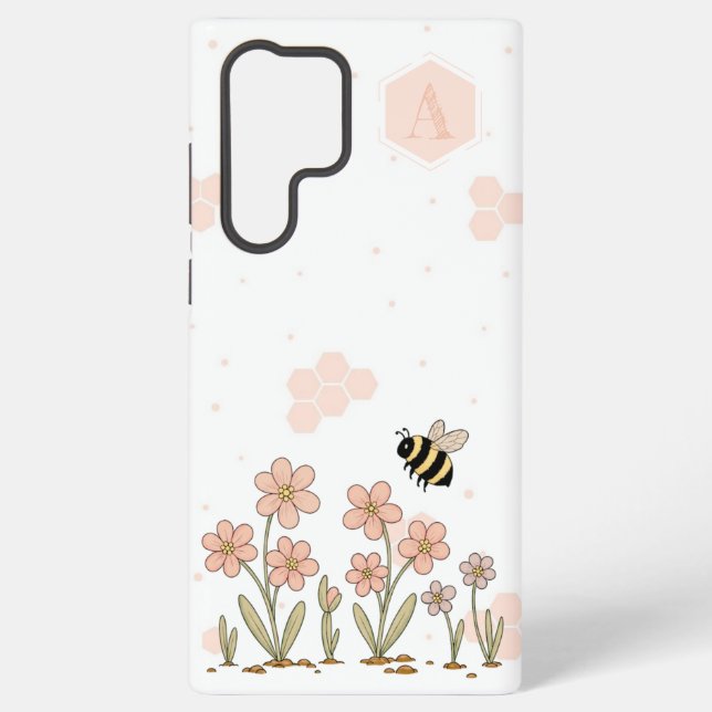Funda Para Samsung Galaxy Bee Happy Garden (Reverso )