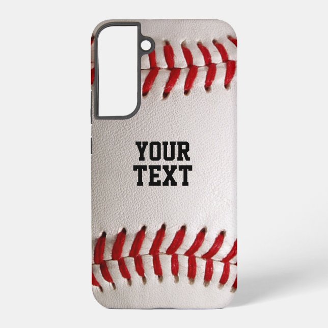 Funda Para Samsung Galaxy Béisbol con nombre personalizado (Reverso )