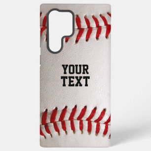 Funda Para Samsung Galaxy S22 Ultra Béisbol con nombre personalizado
