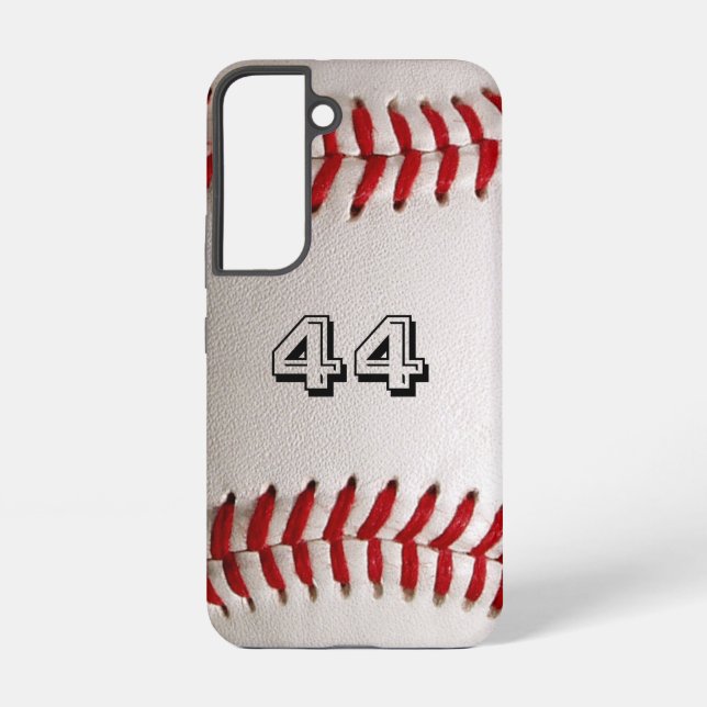 Funda Para Samsung Galaxy Béisbol con número de Personalizable (Reverso )