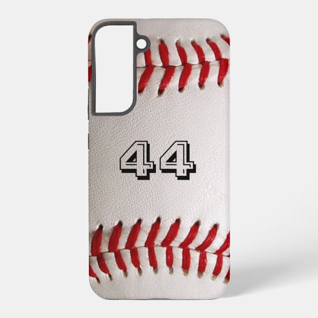 Funda Para Samsung Galaxy Béisbol con número de personalizable (Reverso )