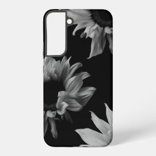 Funda Para Samsung Galaxy S22+ Bella Artes blanco y negro girasol único